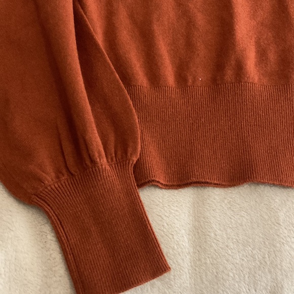 BB Dakota by Steve Madden Respectfully Yours burnt Caramel sweater size small - Picture 5 of 8
